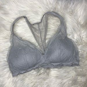 Victoria’s Secret Lace Gray Pastel Bralette